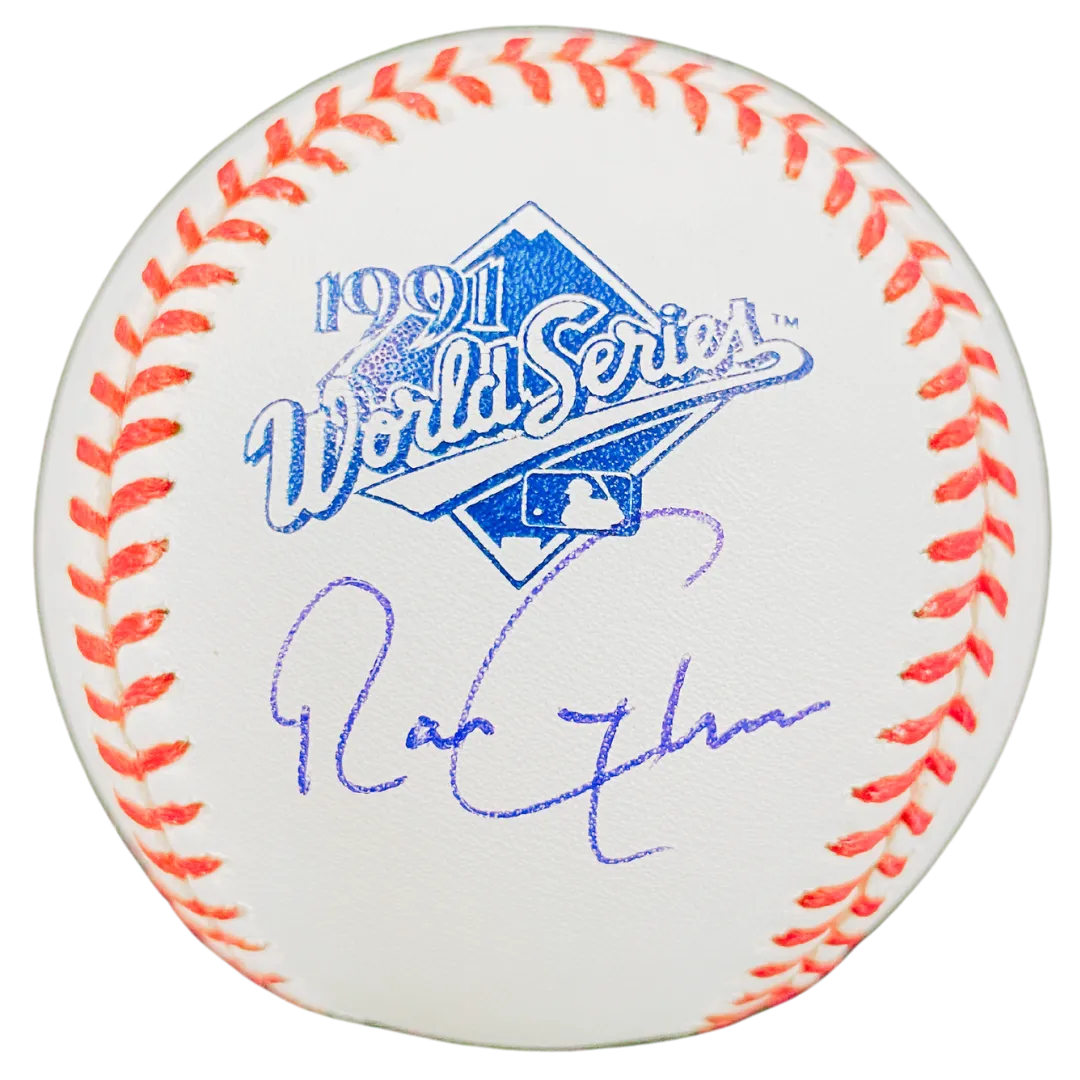 Ron Gardenhire Autographed 1991 World Series Baseball