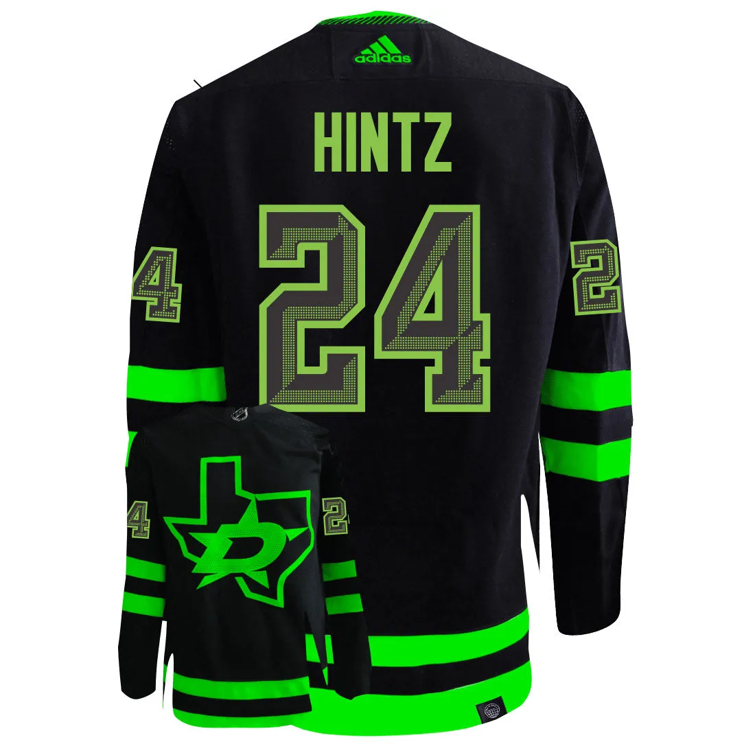 Roope Hintz Dallas Stars Adidas Primegreen Authentic NHL Hockey Jersey     