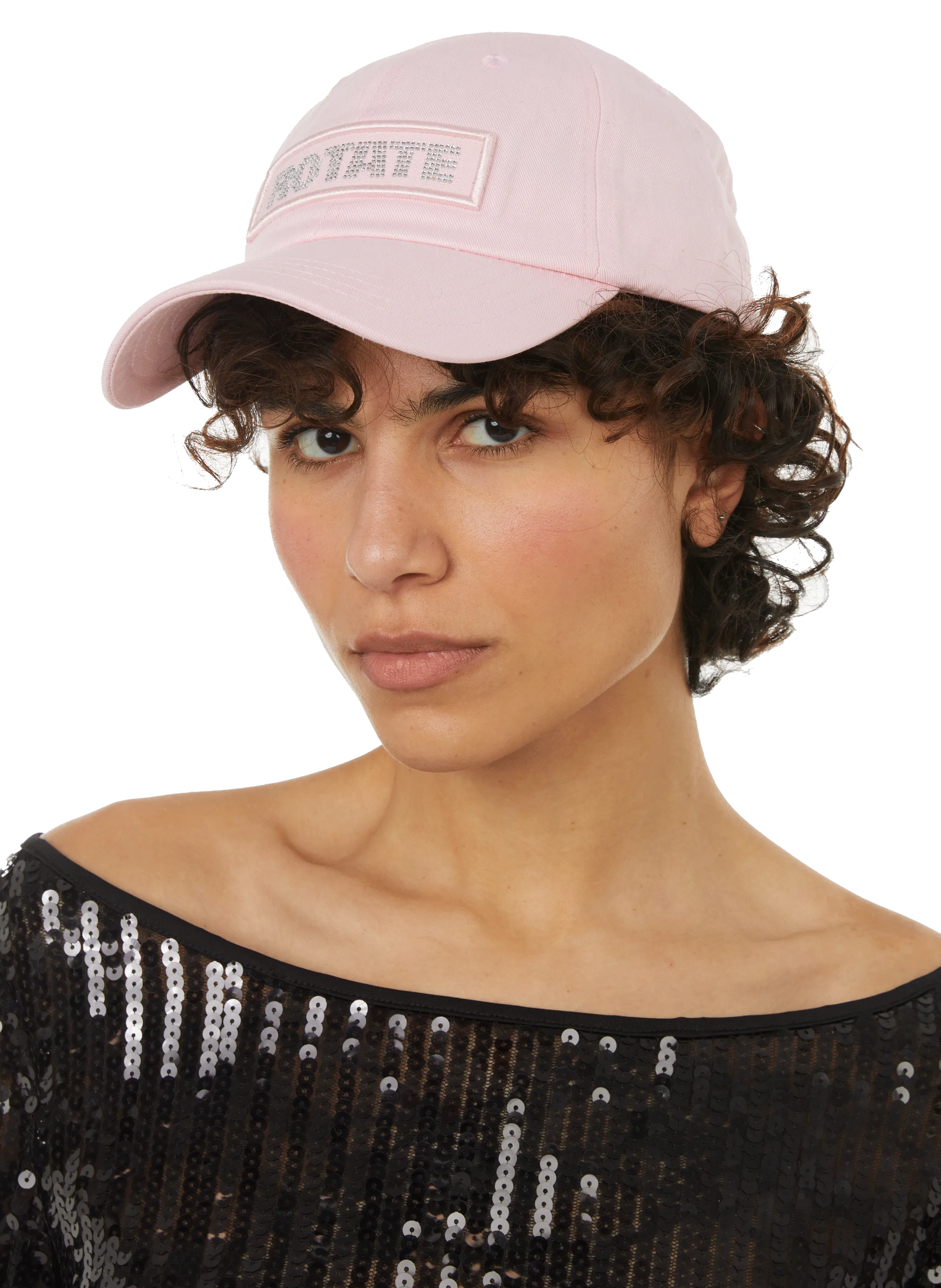 ROTATE  Logo baseball cap - Pink