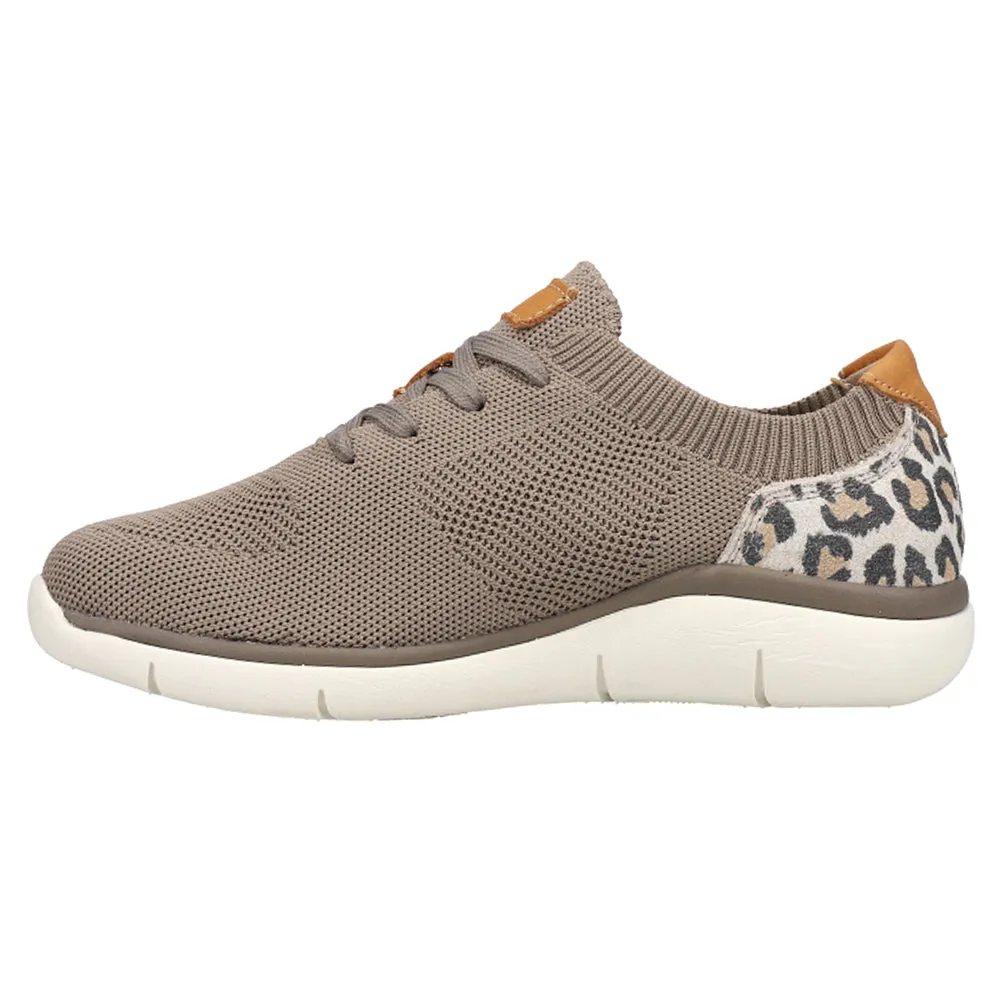 Sachi Leopard-Cheetah Lace Up Sneakers