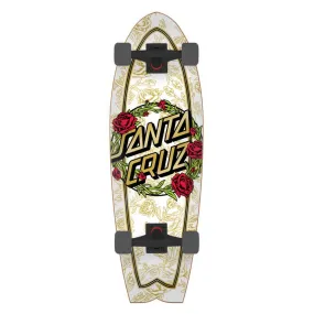 Santa Cruzer Complete Skateboard Entangled Dot Gold Multi 8.8