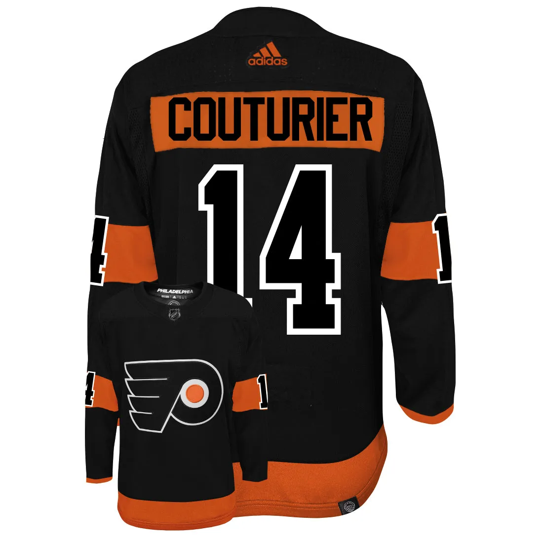 Sean Couturier Philadelphia Flyers Adidas Primegreen Authentic NHL Hockey Jersey     