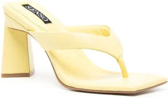 Senso Vale open-toe 90mm sandals Yellow