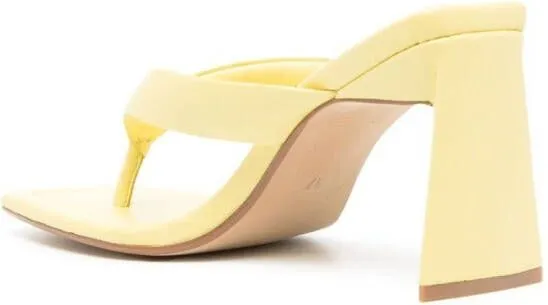 Senso Vale open-toe 90mm sandals Yellow