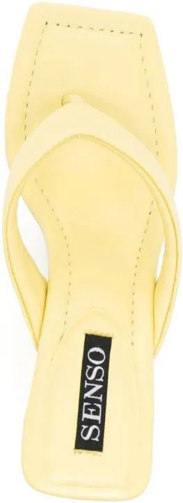 Senso Vale open-toe 90mm sandals Yellow