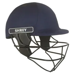 Shrey Armor Cricket Helmet, Mild Steel Grill, Navy