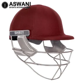 Shrey Pro Guard Cricket Helmet, Titanium Grill,  Maroon