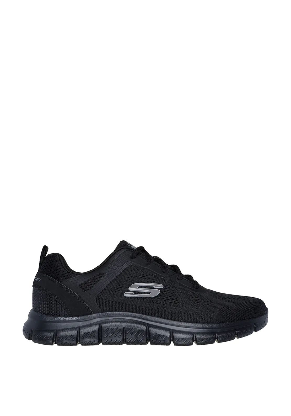 Skechers Track Broader Memory Foam Trainers, Black