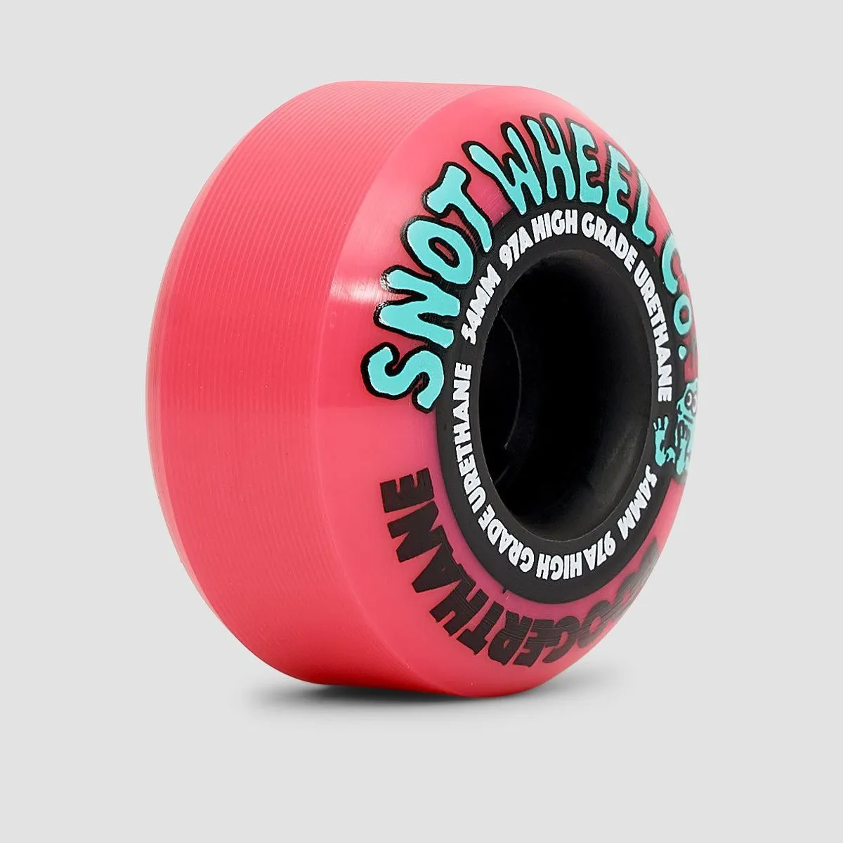 Snot Team 97A Skateboard Wheels Pink/Black 54mm