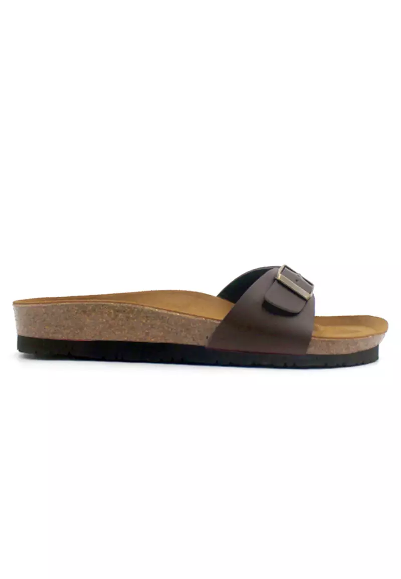 SoleSimple Lyon - Brown Sandals & Flip Flops