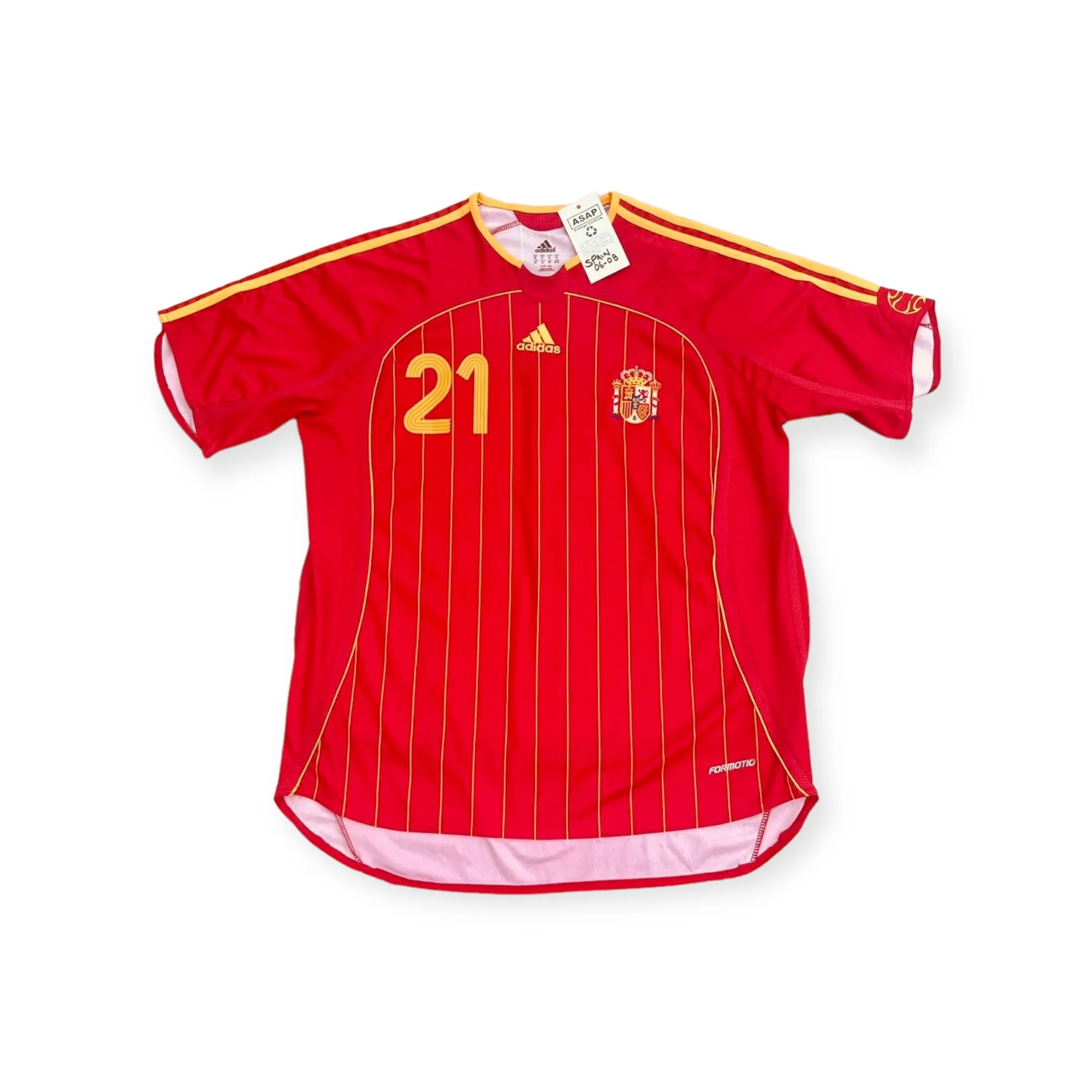 Spain 05-07 Home Adidas Football Shirt