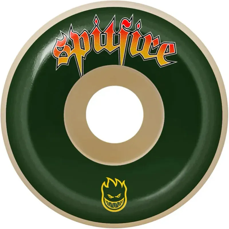 Spitfire Formula Four Skateboard Wheels 99DU Venom Script Conical Full White 53mm