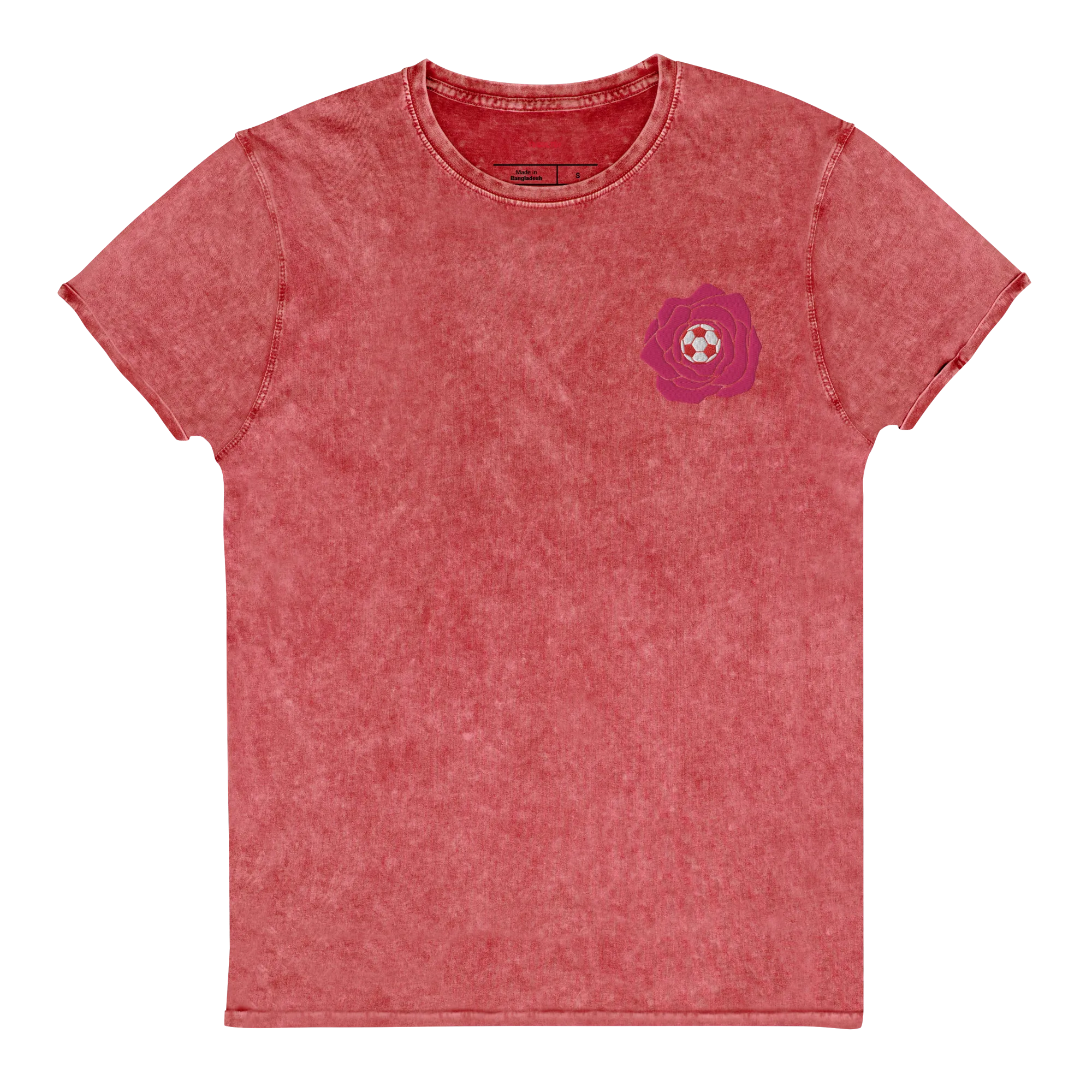 Sqdltd Football Rose Denim Tee