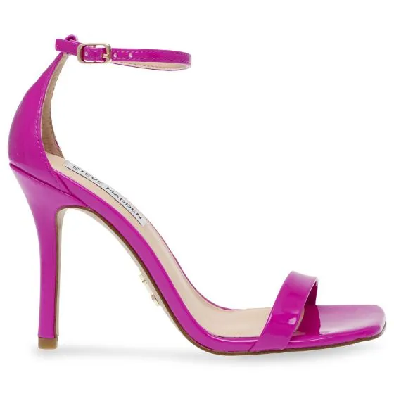 Steve Madden Uphill Magenta Pat Recycled PU Sandals