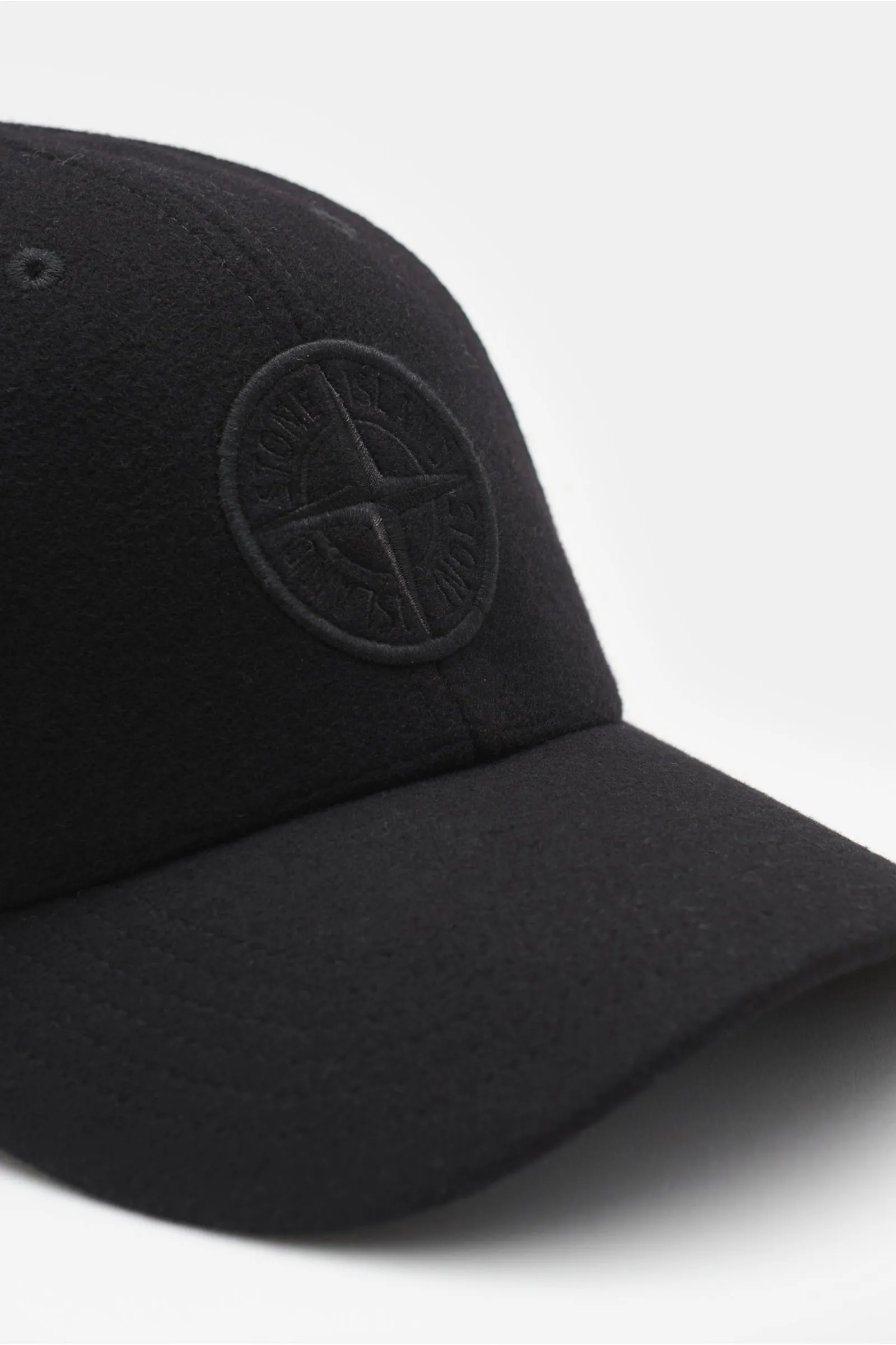 STONE ISLAND baseball cap black