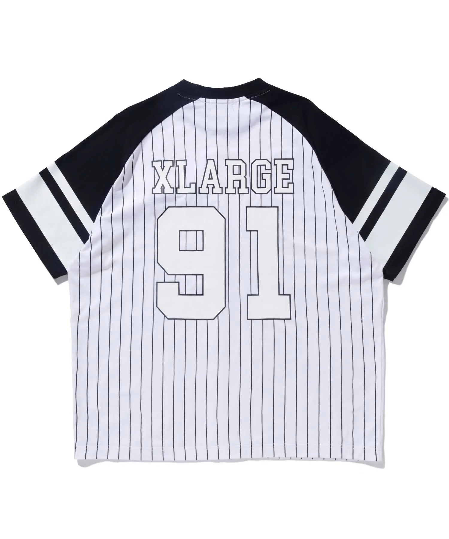 STRIPED BASEBALL S/S TEE