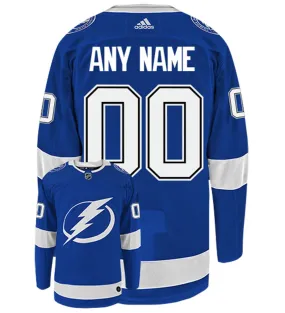 Tampa Bay Lightning Adidas Authentic Home NHL Hockey Jersey-60     