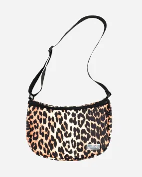 Tech Fabric Shoulder Bag - Leopard