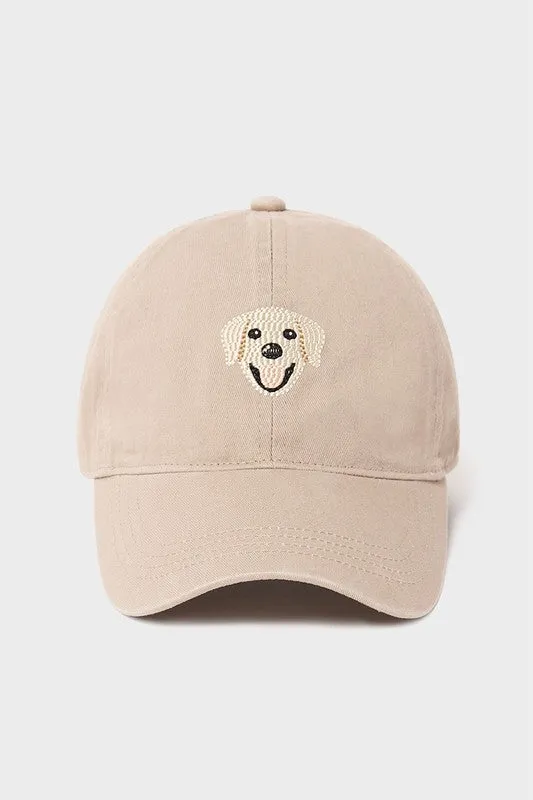 The Yellow Lab Needlepoint Baseball Cap