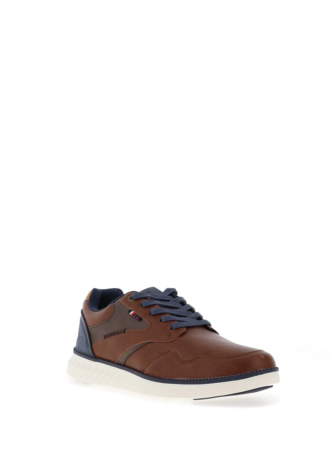 Tommy Bowe Barrett Lace Up Trainers, Tan