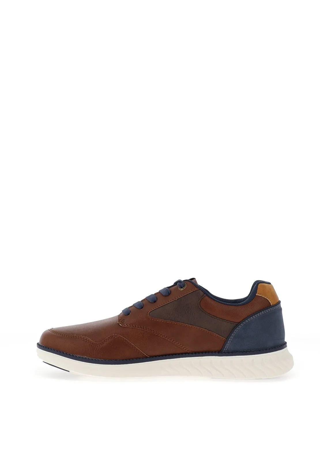 Tommy Bowe Barrett Lace Up Trainers, Tan