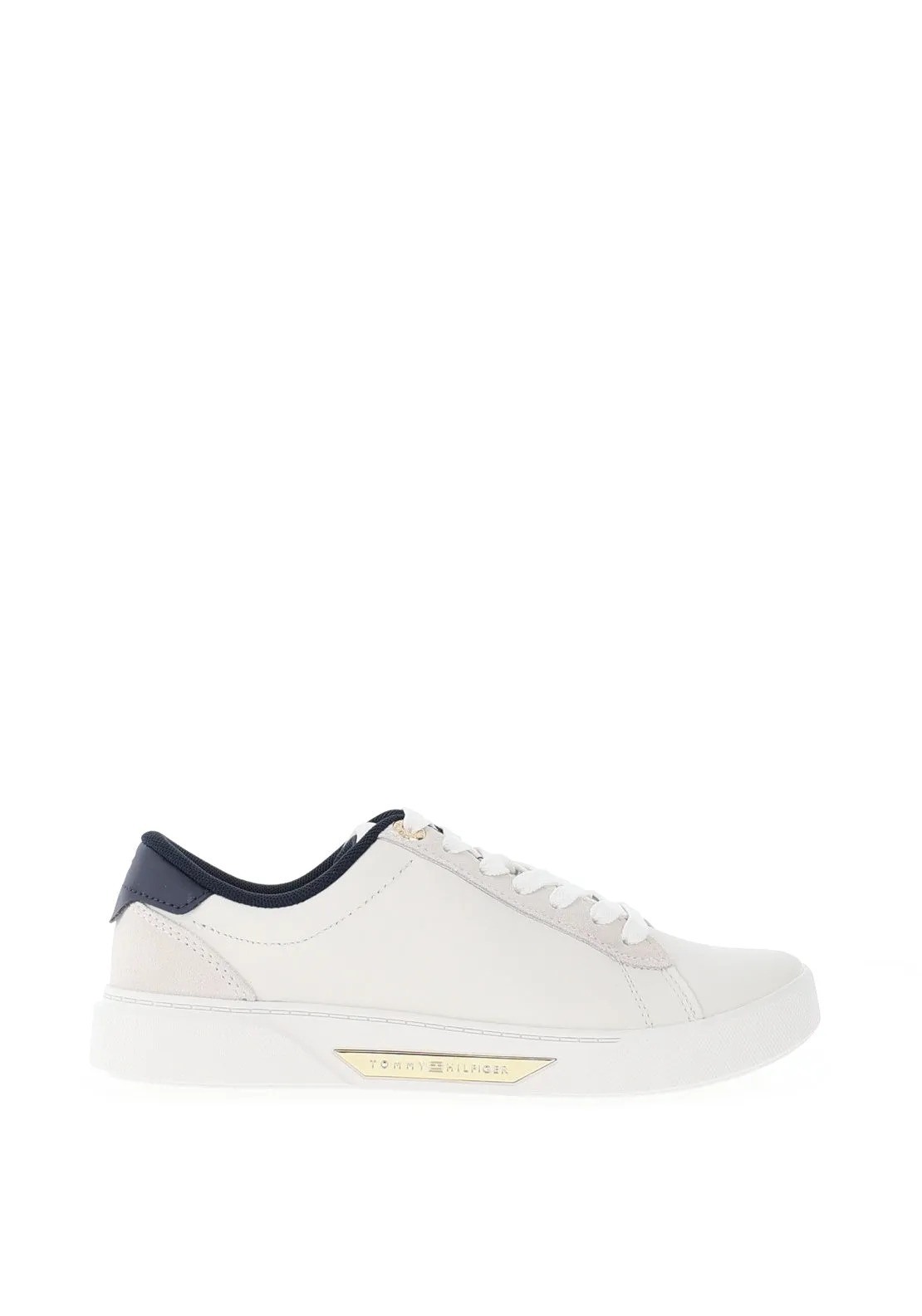 Tommy Hilfiger Chic Court Trainers, White and Navy