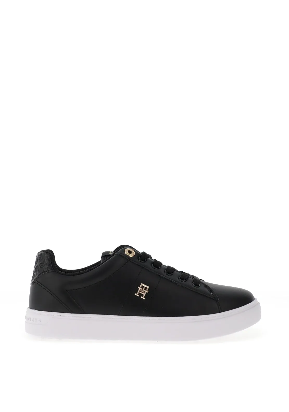 Tommy Hilfiger Elevated Essent Monogram Trainers, Black