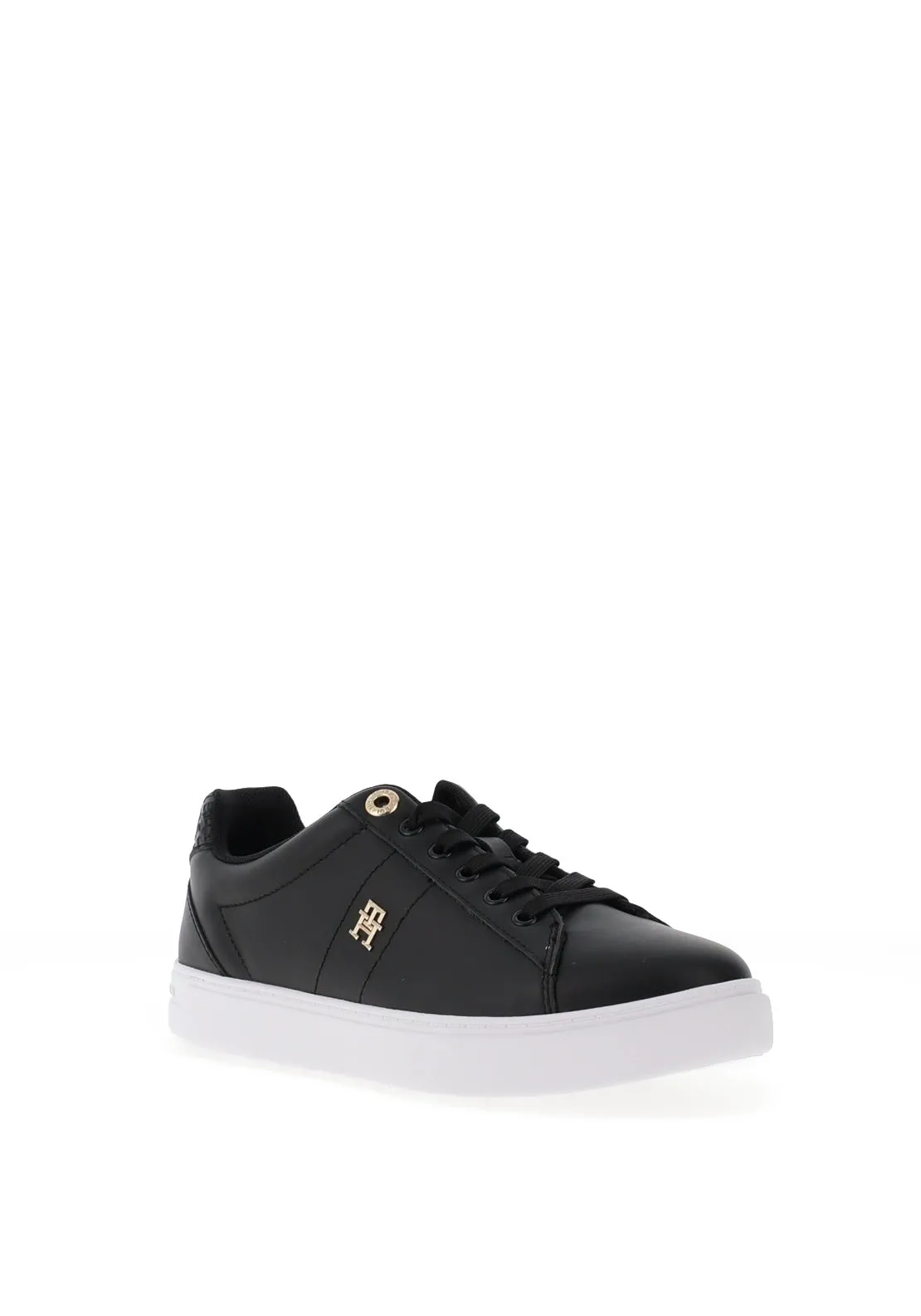 Tommy Hilfiger Elevated Essent Monogram Trainers, Black