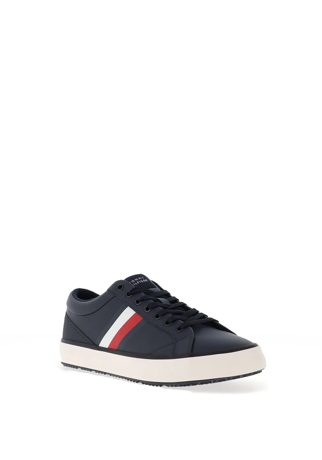 Tommy Hilfiger Signature Tape Fine Cleat Trainers, Navy