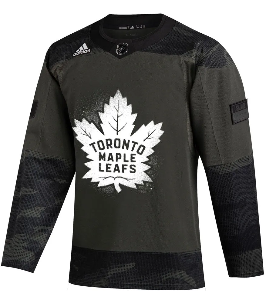 Toronto Maple Leafs 2019 Camo Adidas Authentic NHL Hockey Jersey     