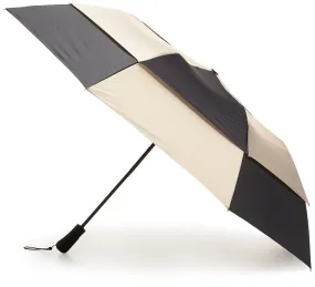 Totes Totes Blue Line Golf-Size Vented Canopy Compact Umbrella