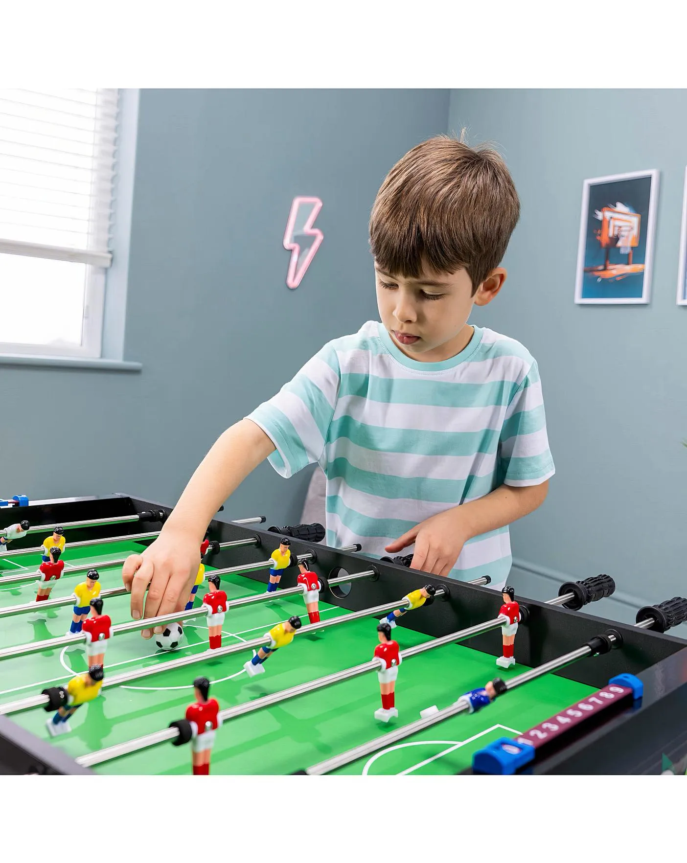 Toyrific 3ft Stand Up Football Games Table - Black