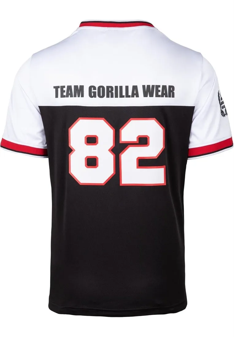 Trenton Football Jersey - Black/White - S Gorilla Wear