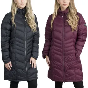 Trespass Womens Micaela Lightweight Long Down Jacket