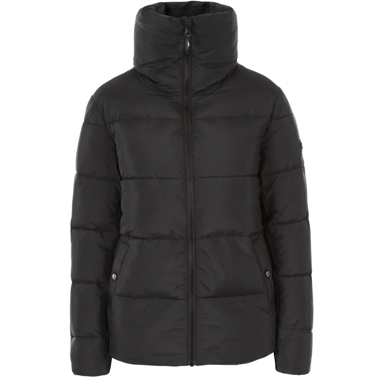 Trespass Womens Paloma Deep Collar Jacket - Black