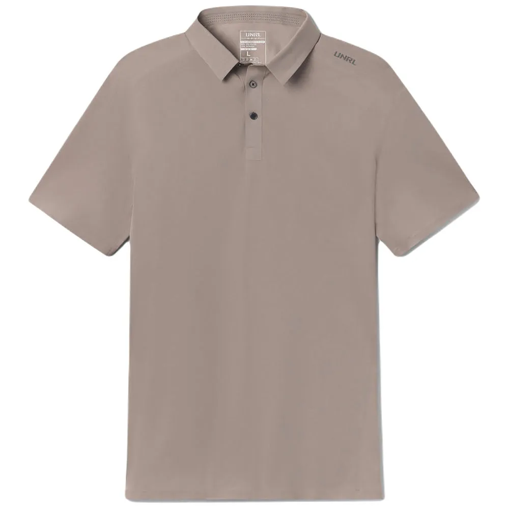 UNRL Men's Taupe Legend Polo