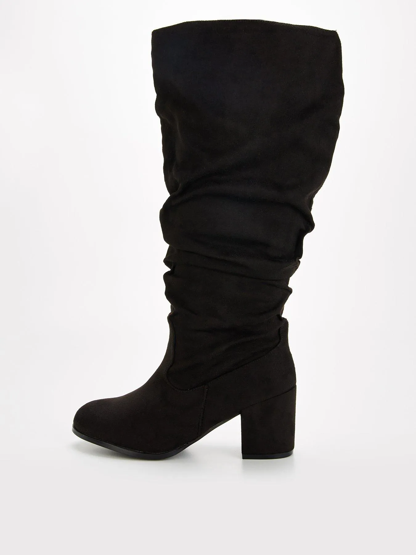 V By Very Extra Wide Fit Knee High Slouch Boot With Wider Fitting Calf