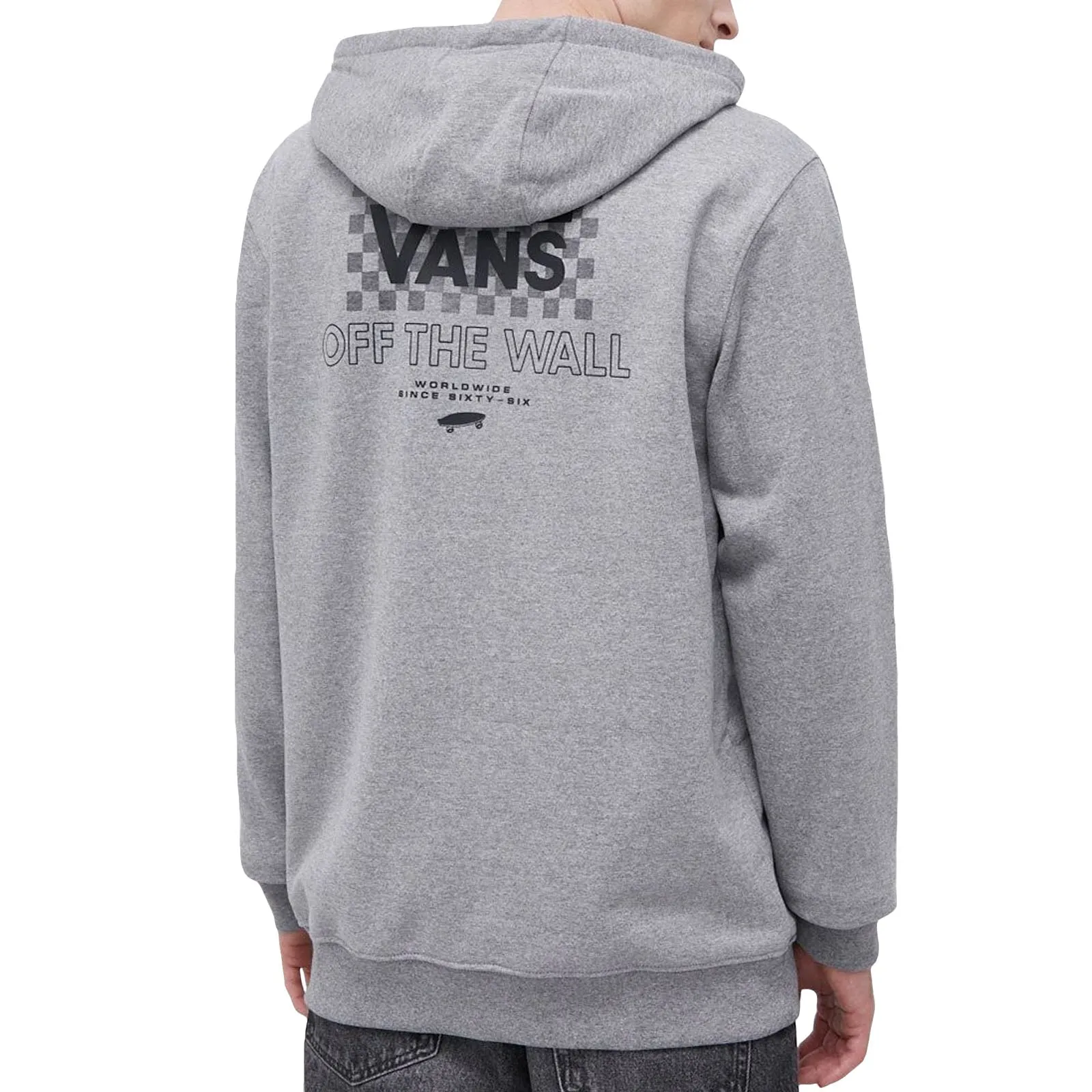 Vans Mens Pressed Floral Original Hoodie - Grey