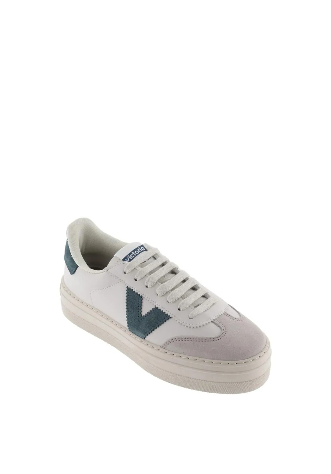 Victoria Barcelona Logo Platform Trainers, Neutral