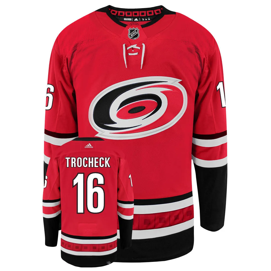 Vincent Trocheck Carolina Hurricanes Adidas Primegreen Authentic NHL Hockey Jersey     