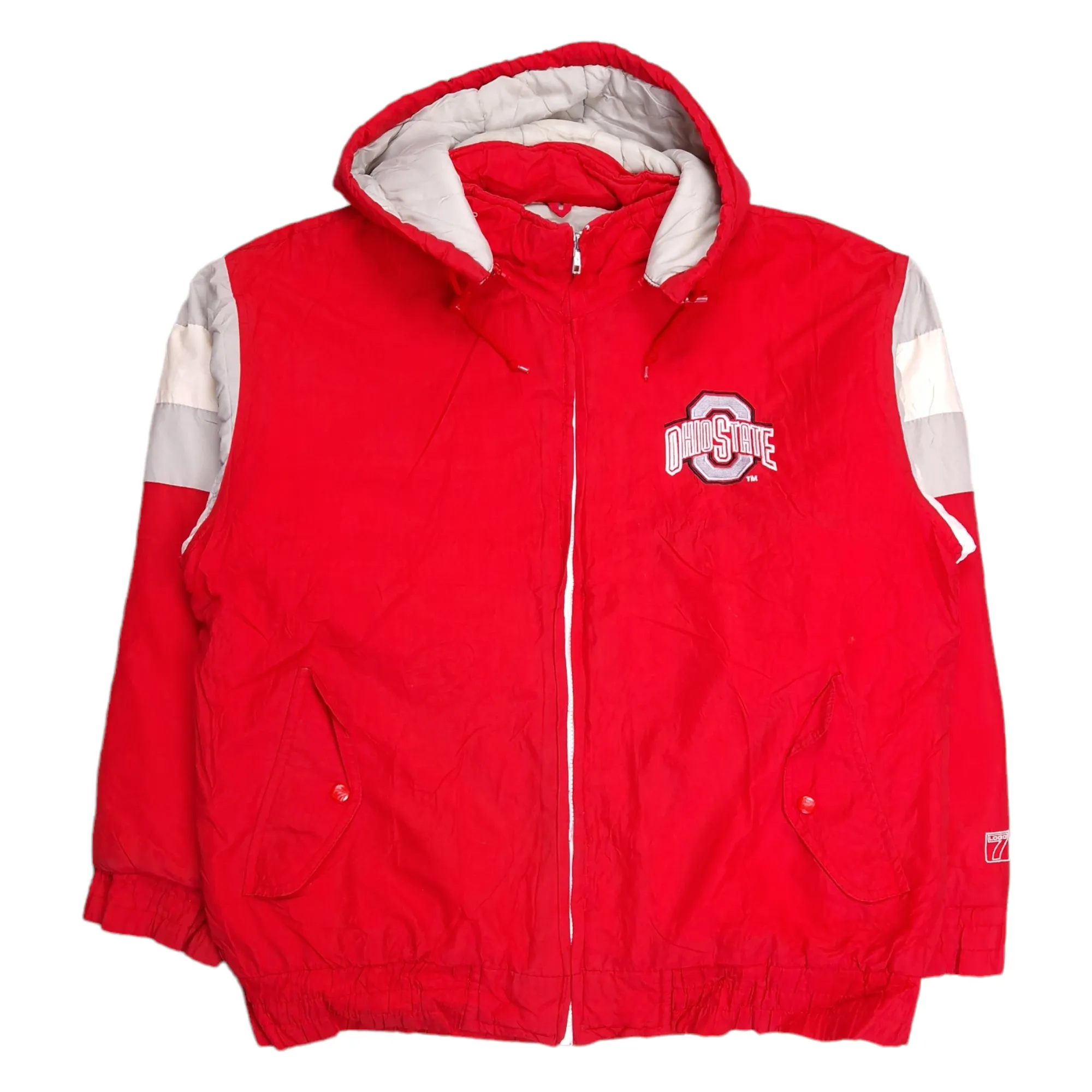 Vintage 90's Logo 7 Ohio State Buckeyes College Football Jacket - Size XL