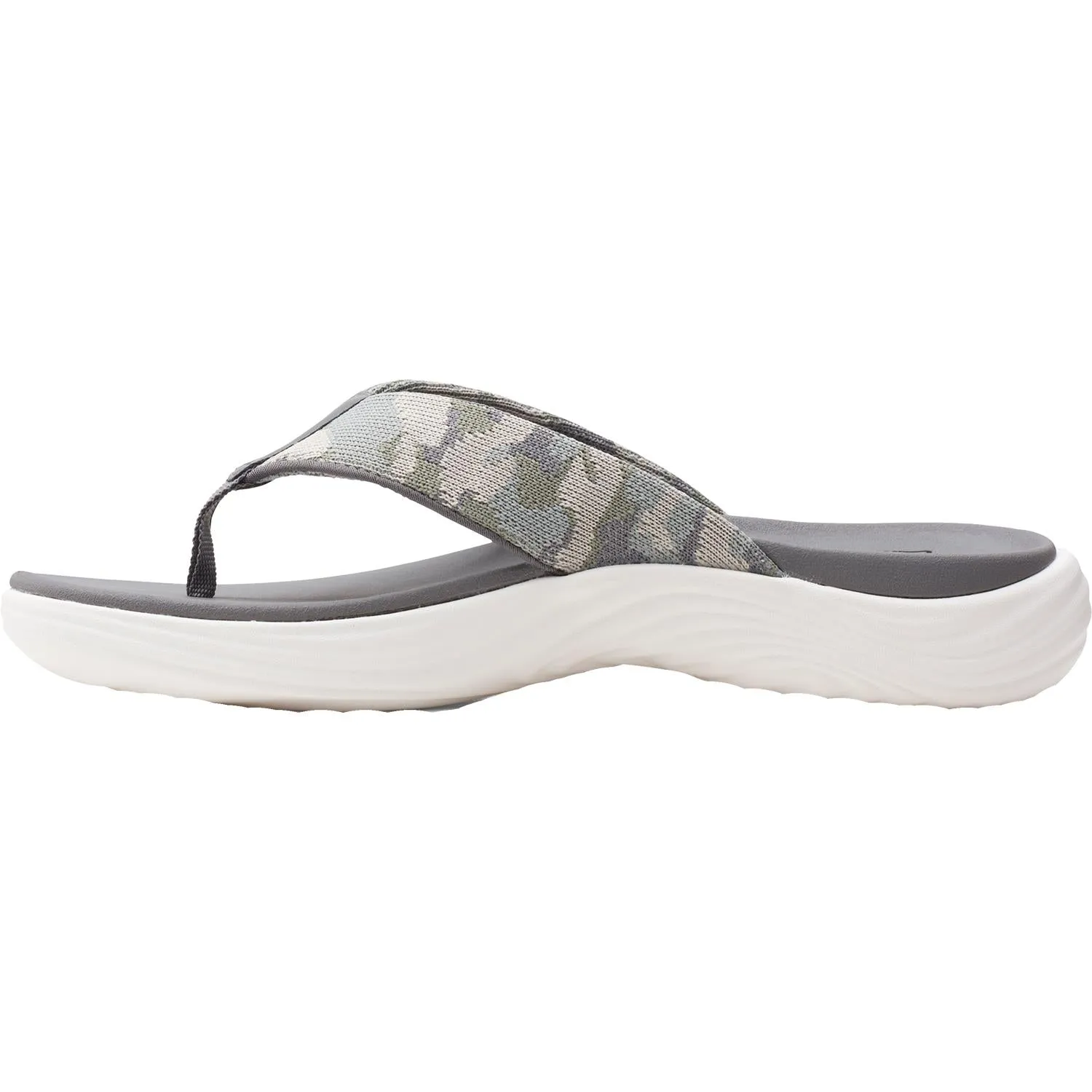 Women's Clarks Cloudsteppers Lola Point Khaki Camo Fabric