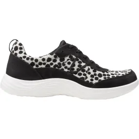 Women's Clarks Cloudsteppers Lulu Walk Black/White Fabric