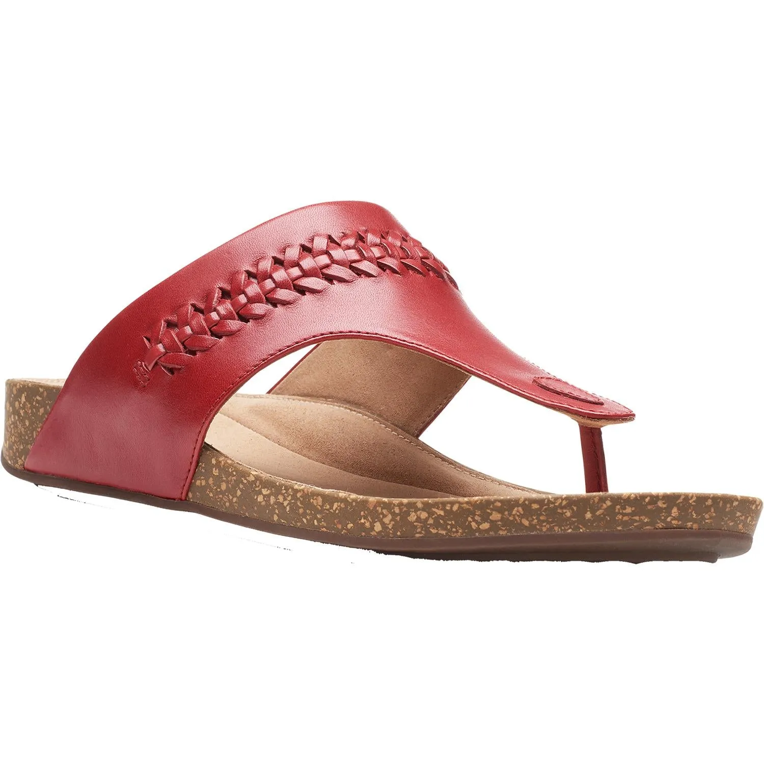 Women's Clarks Un Perri Vibe Red Leather