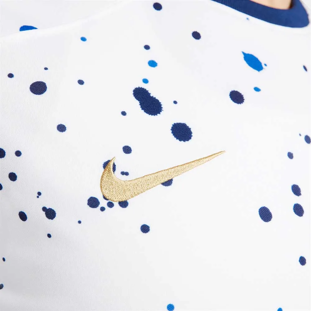 Women's USWNT (4-Star) 2023 Stadium Home Nike Dri-FIT Soccer Jersey - White/Loyal Blue/Metallic Gold